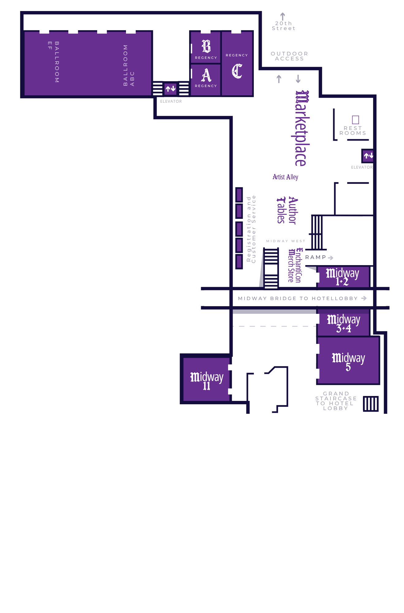 EnchantiCon 2026 floor plan